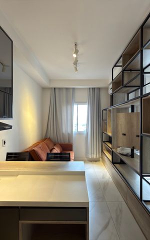 Apartamento para alugar com 37m², 1 quarto e 1 vagaSala/Cozinha