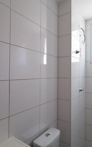 Apartamento para alugar com 50m², 2 quartos e 1 vagaBanheiro do Quarto 1