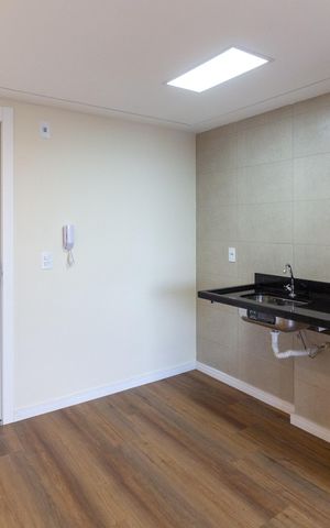 Apartamento para alugar com 35m², 1 quarto e 1 vagaCozinha e Sala
