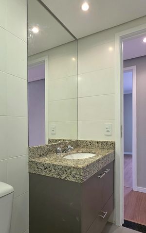 Apartamento para alugar com 75m², 3 quartos e 2 vagas Apartamento para alugar com 75m², 3 quartos e 2 vagasBanheiro