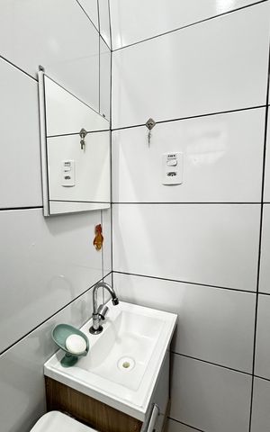 Casa à venda com 58m², 2 quartos e sem vaga Casa à venda com 58m², 2 quartos e sem vagaBanheiro da Suíte