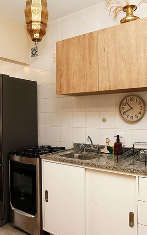 Apartamento à venda com 73m², 3 quartos e sem vagaCozinha + Área de Serviço