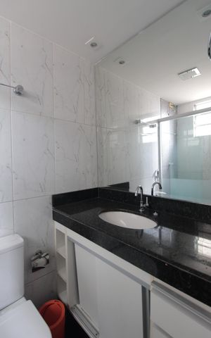 Apartamento para alugar com 90m², 3 quartos e 2 vagasBanheiro da Suite