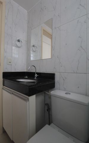 Apartamento para alugar com 90m², 3 quartos e 2 vagasBanheiro Social