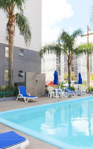 Apartamento para alugar com 44m², 2 quartos e 1 vagaÁrea comum - Piscina