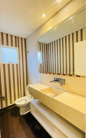 Casa de condomínio para alugar com 260m², 3 quartos e 3 vagasBanheiro