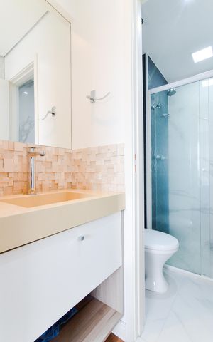 Apartamento para alugar com 69m², 2 quartos e 2 vagasBanheiro Social 