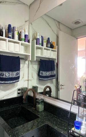 Apartamento para alugar com 44m², 2 quartos e 1 vaga Apartamento para alugar com 44m², 2 quartos e 1 vagaBanheiro