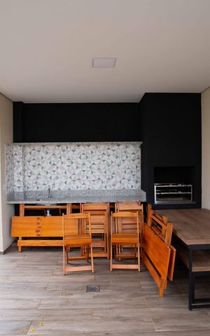 Apartamento para alugar com 37m², 2 quartos e 1 vagaChurrasqueira