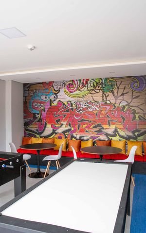 Apartamento para alugar com 37m², 2 quartos e 1 vagaSalão de jogos