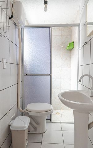 Casa para alugar com 90m², 2 quartos e 2 vagasBanheiro