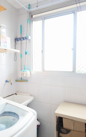 Apartamento à venda com 55m², 2 quartos e 1 vagaCozinha e Área de Serviço