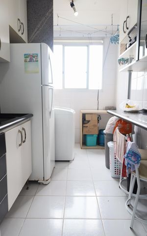 Apartamento à venda com 55m², 2 quartos e 1 vagaCozinha e Área de Serviço