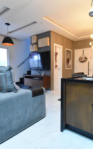 Casa de condomínio à venda com 89m², 3 quartos e 2 vagasCozinha