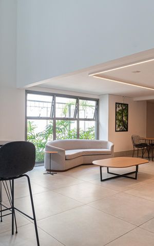 Studio para alugar com 25m², 1 quarto e sem vaga Studio para alugar com 25m², 1 quarto e sem vagaÁrea comum - Hall Social