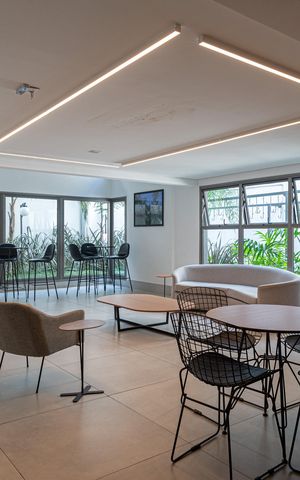 Studio para alugar com 25m², 1 quarto e sem vaga Studio para alugar com 25m², 1 quarto e sem vagaÁrea comum - Hall Social