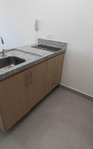 Apartamento para alugar com 36m², 1 quarto e 1 vagaSALA E COZINHA INTEGRADOS