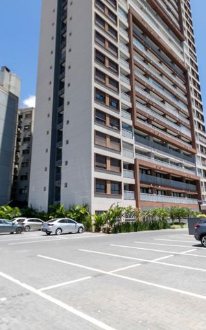 Apartamento para alugar com 36m², 1 quarto e 1 vagaGARAGEM DESCOBERTA