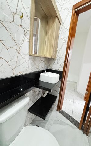 Apartamento à venda com 49m², 2 quartos e 1 vaga Apartamento à venda com 49m², 2 quartos e 1 vagaBanheiro
