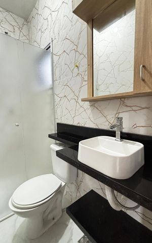 Apartamento à venda com 49m², 2 quartos e 1 vaga Apartamento à venda com 49m², 2 quartos e 1 vagaBanheiro