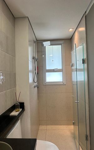 Apartamento à venda com 89m², 2 quartos e 2 vagas Apartamento à venda com 89m², 2 quartos e 2 vagasBanheiro da Suíte