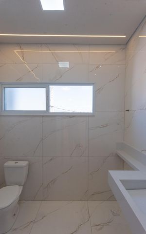 Casa para alugar com 124m², 3 quartos e 2 vagas Casa para alugar com 124m², 3 quartos e 2 vagasBanheiro da Suíte