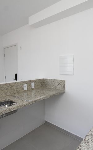 Apartamento para alugar com 24m², 1 quarto e sem vagaCozinha e Área de Serviço