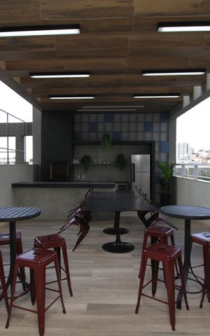 Apartamento para alugar com 26m², 1 quarto e sem vagaÁrea comum - Churrasqueira