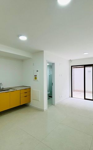 Apartamento para alugar com 29m², 1 quarto e sem vaga