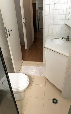 Apartamento para alugar com 50m², 1 quarto e sem vagaBANHEIRO