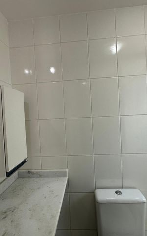 Apartamento para alugar com 61m², 2 quartos e 1 vaga Apartamento para alugar com 61m², 2 quartos e 1 vagaBanheiro da Suíte