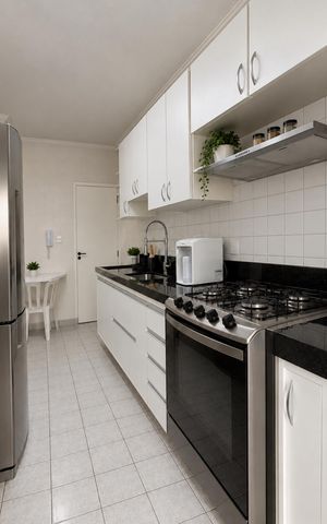 Apartamento à venda com 118m², 3 quartos e 2 vagas Apartamento à venda com 118m², 3 quartos e 2 vagasCozinha