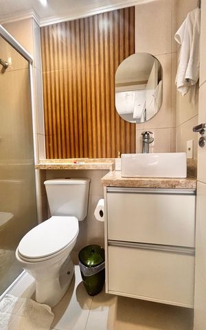 Apartamento para alugar com 60m², 2 quartos e 1 vaga Apartamento para alugar com 60m², 2 quartos e 1 vagaBanheiro suíte