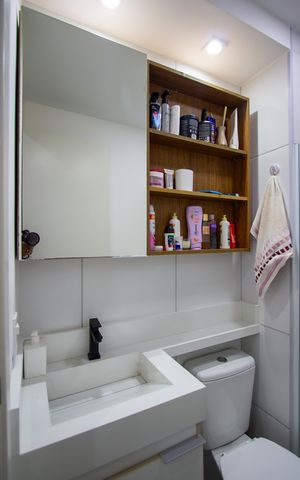 Apartamento para alugar com 45m², 2 quartos e 1 vaga Apartamento para alugar com 45m², 2 quartos e 1 vagaBanheiro