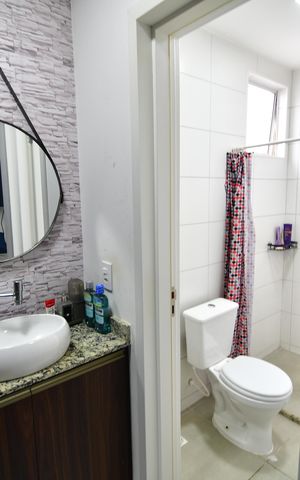 Apartamento para alugar com 52m², 2 quartos e 1 vagaBanheiro