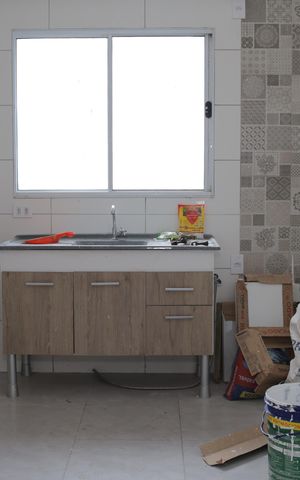 Casa de condomínio à venda com 52m², 2 quartos e 1 vaga Casa de condomínio à venda com 52m², 2 quartos e 1 vagaCozinha