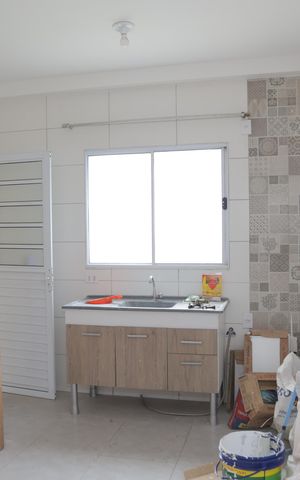 Casa de condomínio à venda com 52m², 2 quartos e 1 vaga Casa de condomínio à venda com 52m², 2 quartos e 1 vagaCozinha
