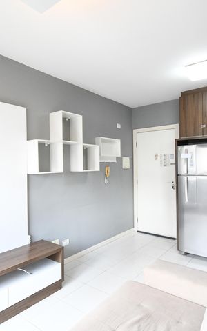 Apartamento para alugar com 33m², 1 quarto e 1 vagaSala/Cozinha