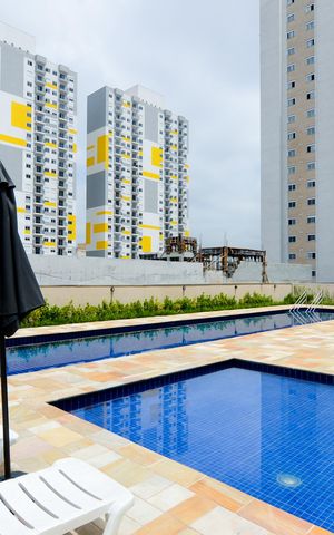 Apartamento à venda com 45m², 2 quartos e 1 vagaÁrea comum - Piscina