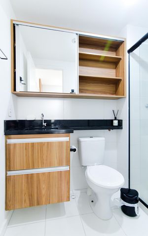 Apartamento à venda com 45m², 2 quartos e 1 vagaBanheiro