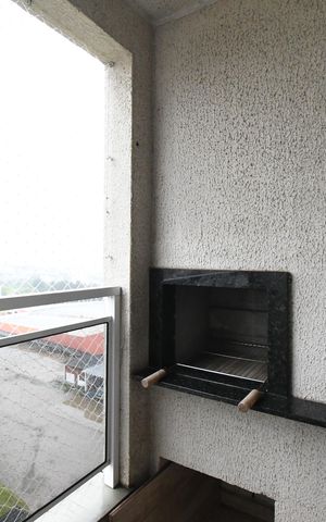 Apartamento para alugar com 49m², 2 quartos e 2 vagasSacada com Churrasquei