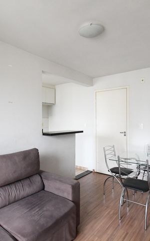Apartamento para alugar com 49m², 2 quartos e 2 vagasSala