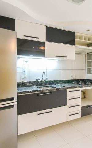 Casa de condomínio à venda com 78m², 2 quartos e 2 vagas Casa de condomínio à venda com 78m², 2 quartos e 2 vagasCozinha