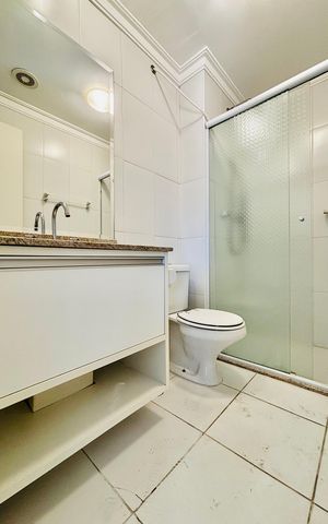 Apartamento para alugar com 66m², 2 quartos e 1 vaga Apartamento para alugar com 66m², 2 quartos e 1 vagaBanheiro