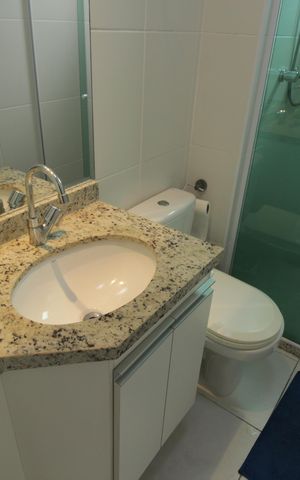 Apartamento para alugar com 76m², 2 quartos e 1 vagaBanheiro Social
