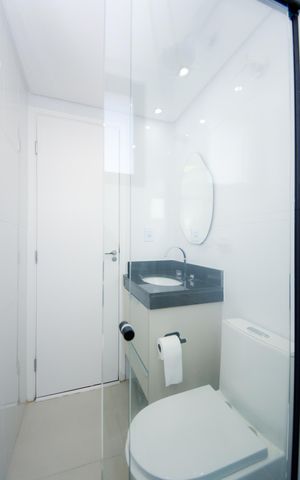 Apartamento à venda com 65m², 2 quartos e 1 vagaBanheiro Social