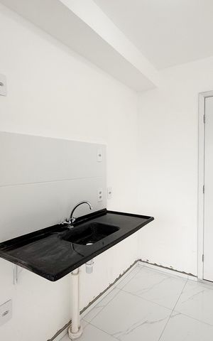Apartamento à venda com 37m², 2 quartos e 2 vagas Apartamento à venda com 37m², 2 quartos e 2 vagasCozinha