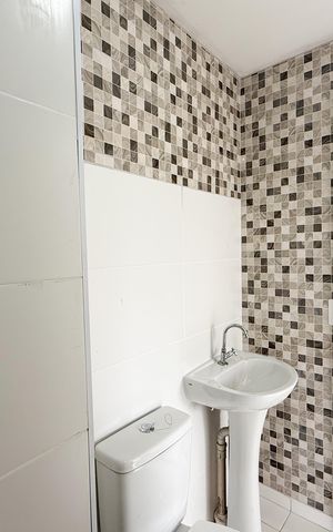 Apartamento à venda com 37m², 2 quartos e 2 vagas Apartamento à venda com 37m², 2 quartos e 2 vagasBanheiro