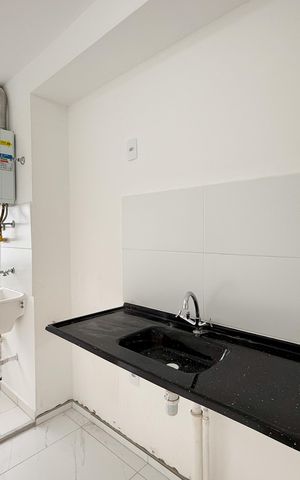 Apartamento à venda com 37m², 2 quartos e 2 vagas Apartamento à venda com 37m², 2 quartos e 2 vagasCozinha