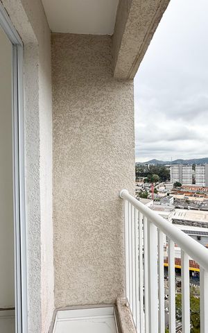 Apartamento à venda com 37m², 2 quartos e 2 vagas Apartamento à venda com 37m², 2 quartos e 2 vagasVaranda